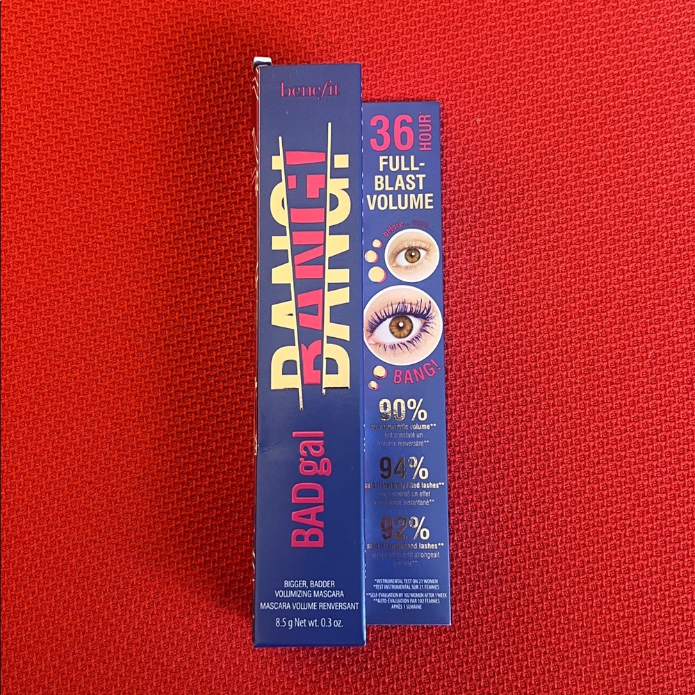 Benefit Cosmetics BADgal BANG! Mascara *NIB* Shade Brightening Blue